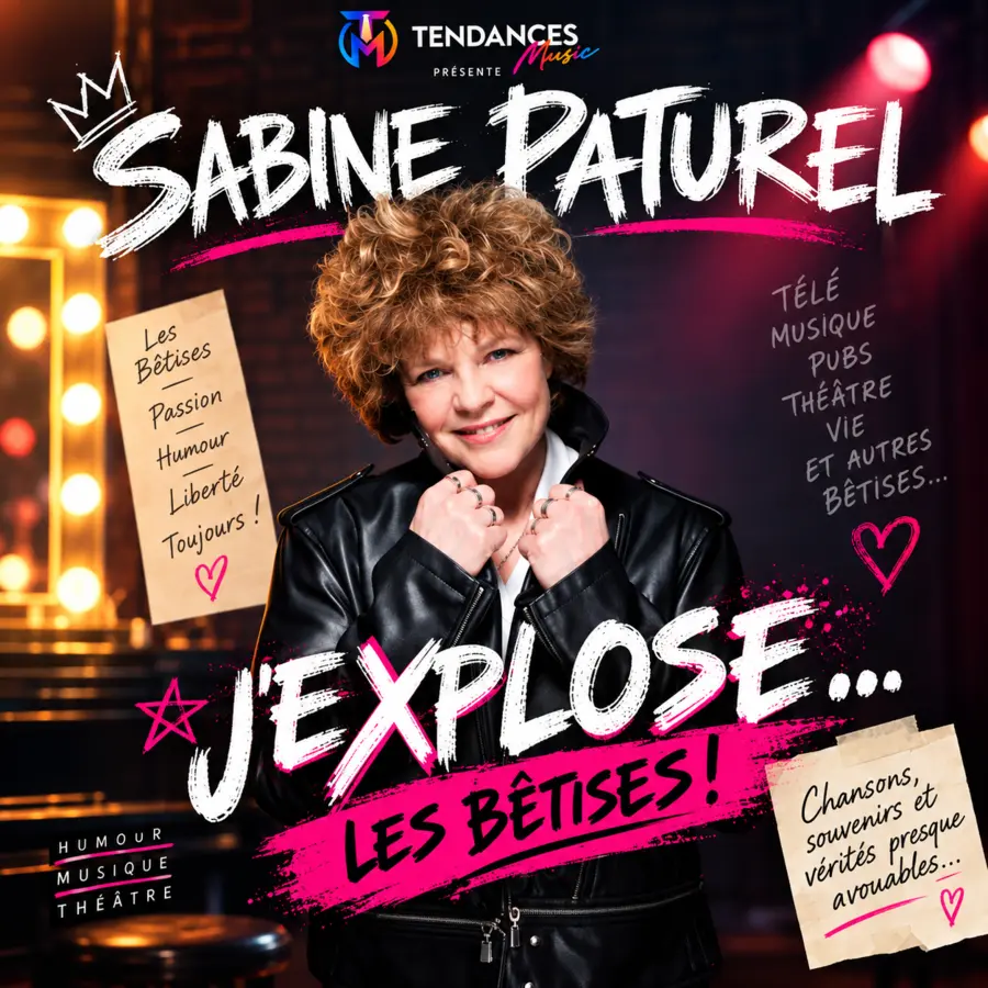 Affiche officielle de Sabine Paturel dans J'explose les bêtises