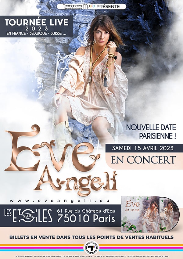 Eve Angeli en concert - Un spectacle Tendances & Cie
